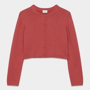 Aritzia Wilfred Sicily Cardigan - 2XS - Rose Red